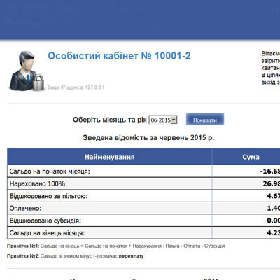 Особистий кабінет